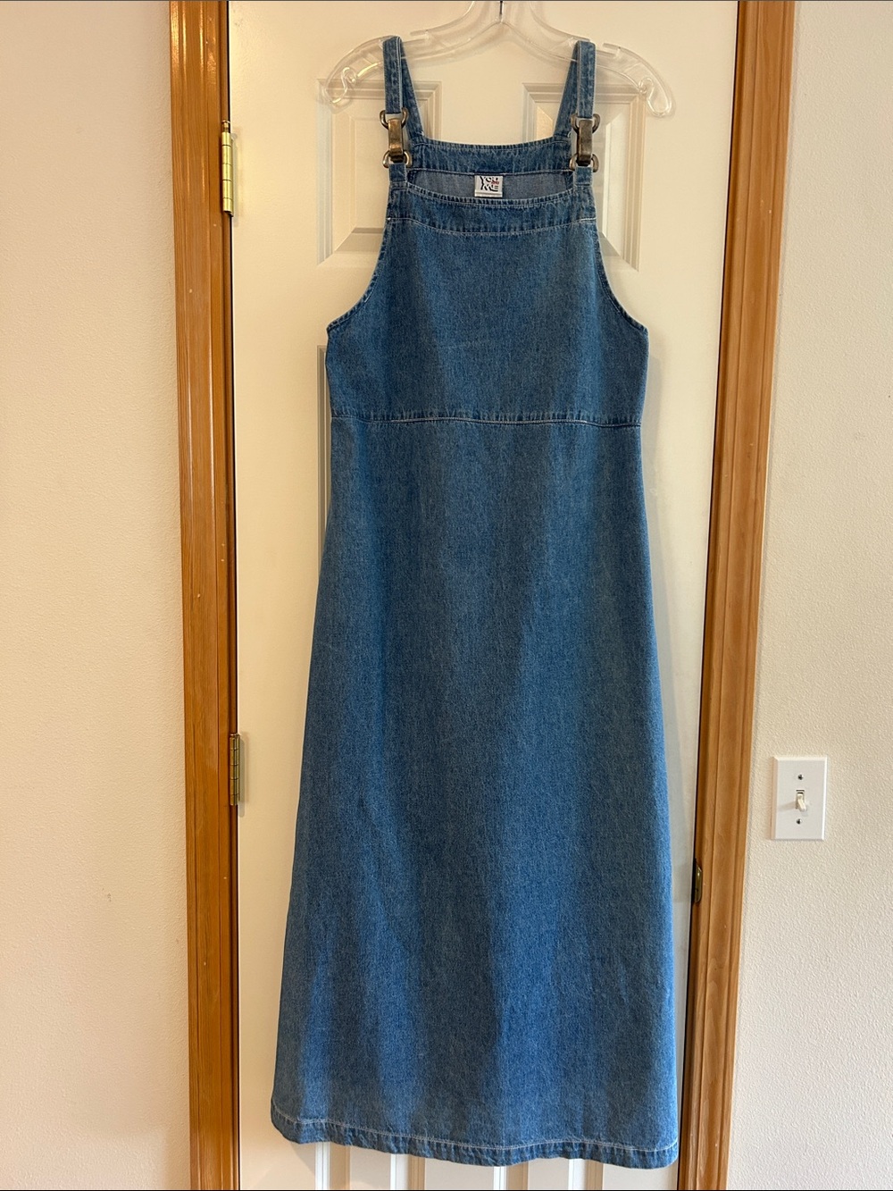 You and Me Blue Denim Maxi Jumper Dress